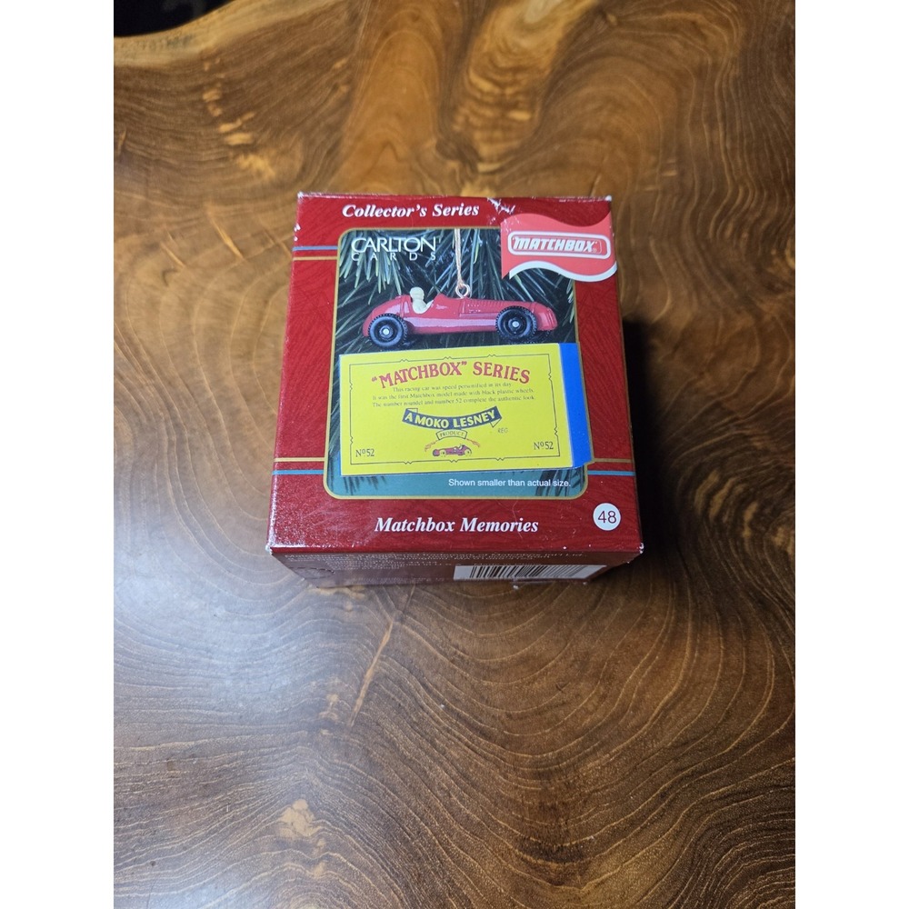 Carlton Cards Matchbox Memories Ornament Moko Lesney No.52 Racing Car Vintage...